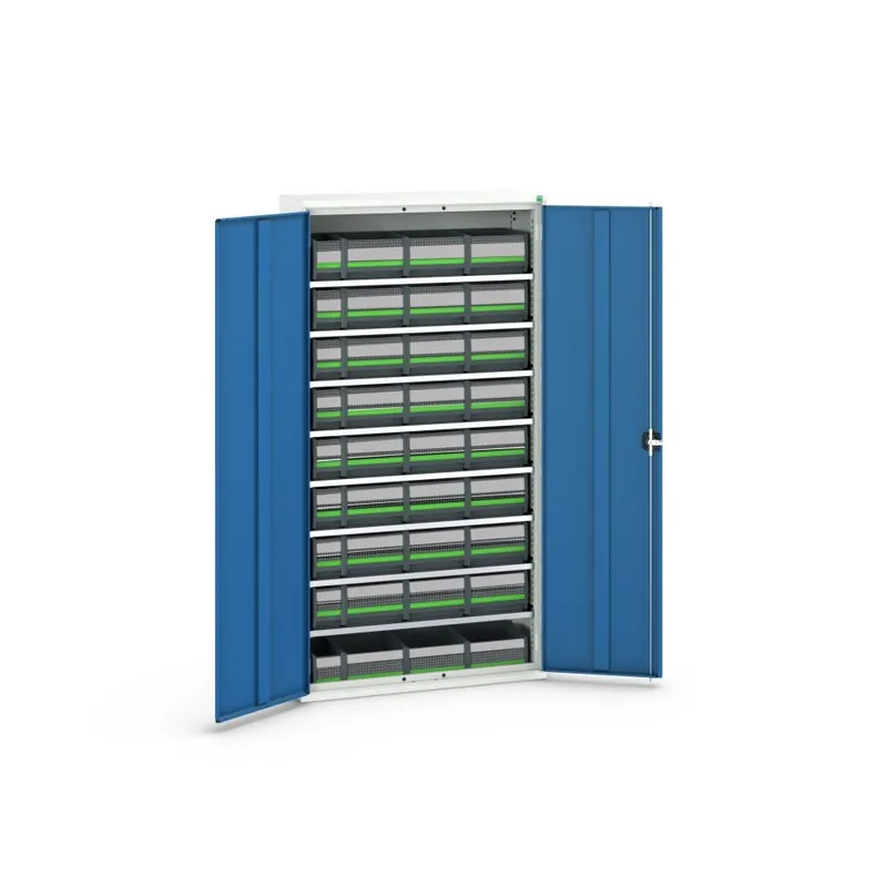 Bott 16926505.11 Armoire de stockage Verso 8 étagères et 36 casiers à bouteilles RAL 5010