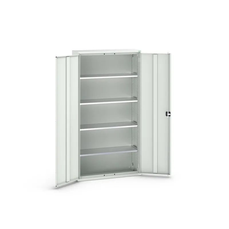 Bott 16926219.16 Armoire Verso 1050x350x2000mm 4 étagères 2 portes RAL 7035