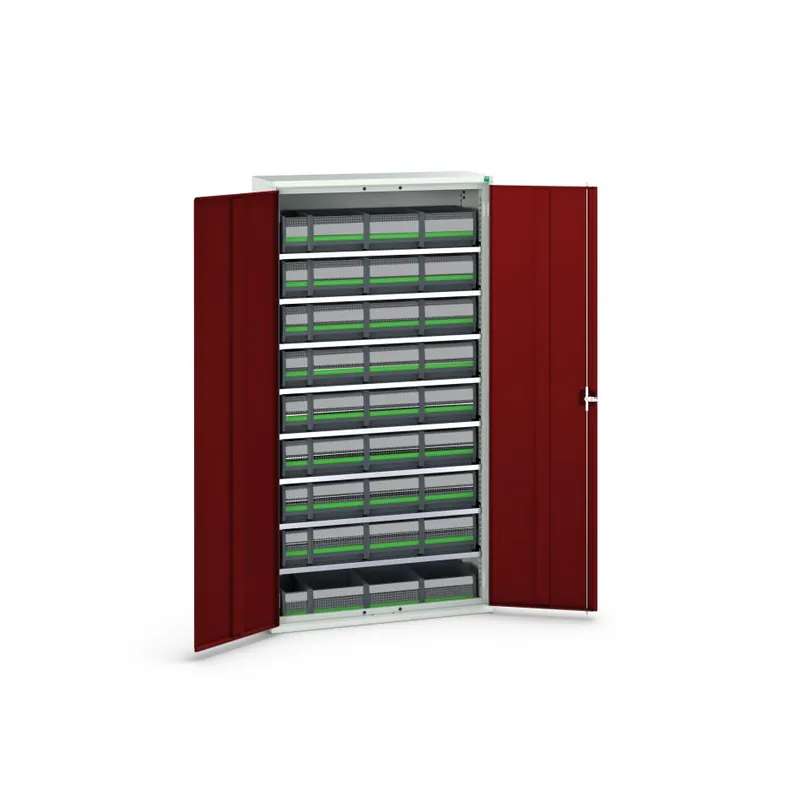 Bott 16926505.24 Armoire de stockage Verso 8 étagères et 36 casiers à bouteilles RAL 3004