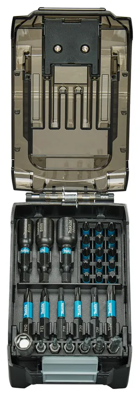 Makita Accessoires E-22850 Jeu d‘embouts de vissage à percussion 31 pièces