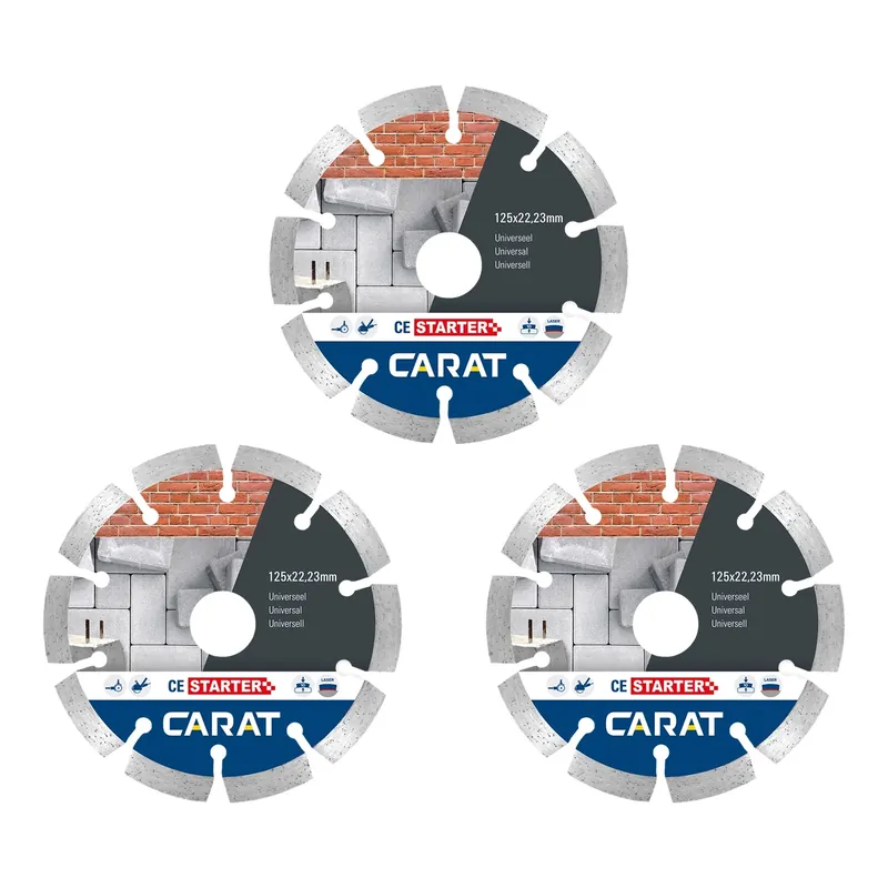 Carat CES1253A25 3-Pack Universal CE Starter 125 x 22.23
