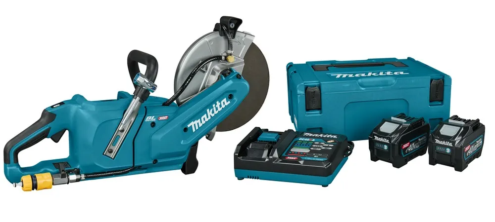 Makita CE003GT2NL1 XGT 40 V Max Cutter 230mm 2x 5.0 Ah dans Mbox