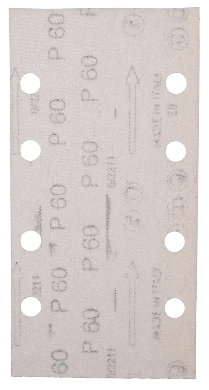 Makita Accessoires E-19635 Feuille de ponçage 93x185mm A60 velcro