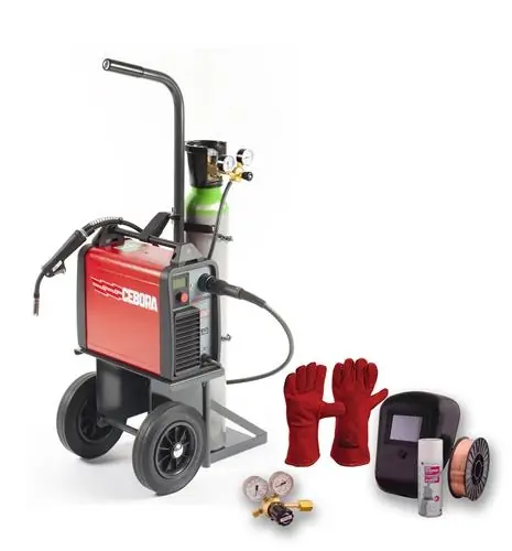 Cebora 100537054 Machine à souder MIG Monostar 1620 avec accessoires +10L cyl.
