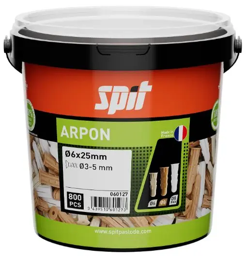 Spit Fixations 071110 ARPON D.8 x 31 Carton Fiche universelle 4000 pcs.