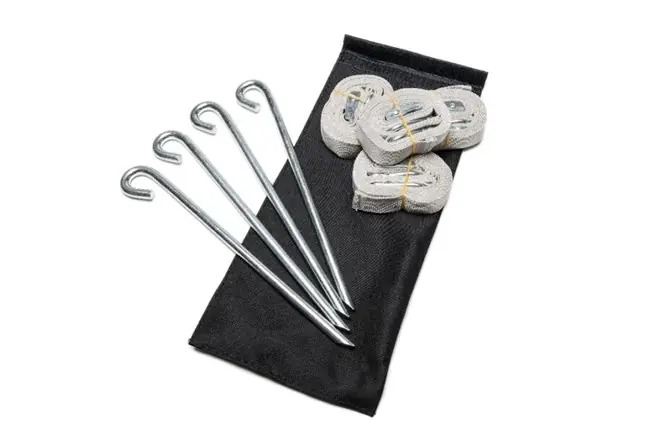 Grizzly Outdoor GOWspanset GO-WORK Jeu de sangles d‘arrimage avec piquets