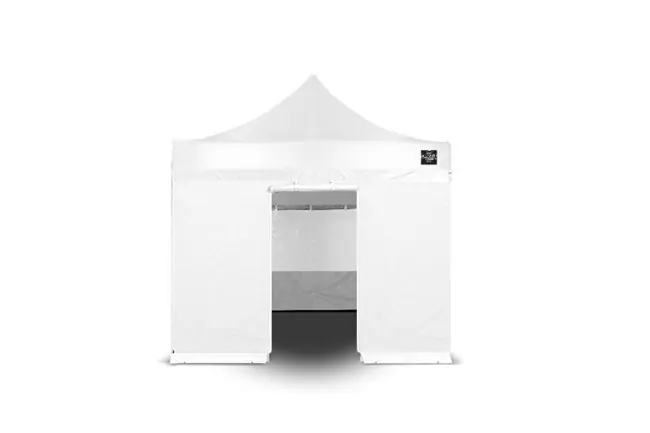 Grizzly Outdoor GOWZ3IW Mur latéral d‘entrée blanc 3m