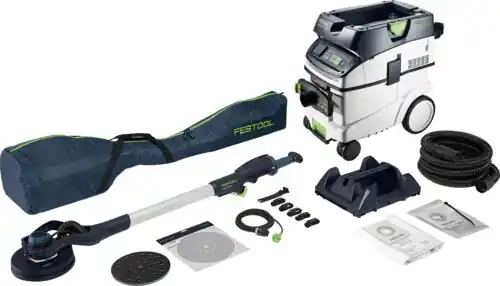 Festool 578453 LHS 2-M 225 EQ/CTM 36-Set Ensemble de ponceuses et d‘aspirateurs à long manche