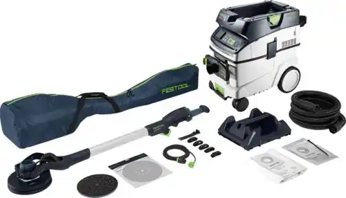 Festool 578452 LHS 2-M 225 EQ/CTL 36-Set Ensemble de ponceuses et d‘aspirateurs à long manche