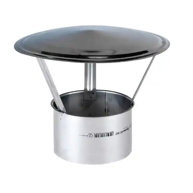 Master Accessoires 4013.262 Embout/cheminée acier inoxydable Ø120 mm