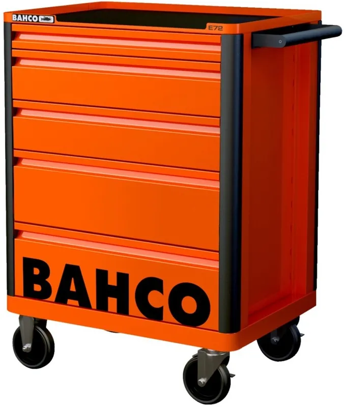 Bahco 1472K5 Chariot à outils Orange 5 Tiroirs