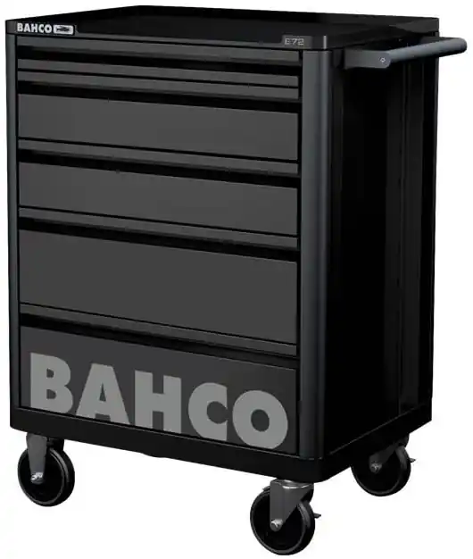Bahco 1472K5BLACK Chariot à outils Noir 5 Tiroirs