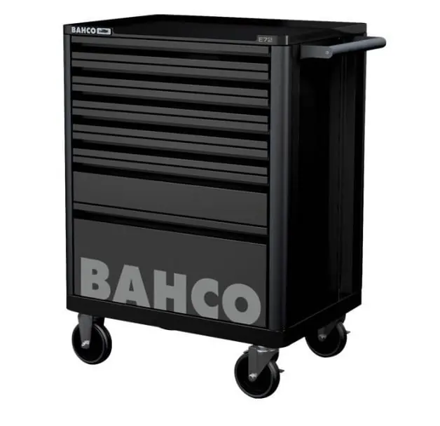 Bahco 1472K7BLACK Chariot à outils Noir 7 Tiroirs