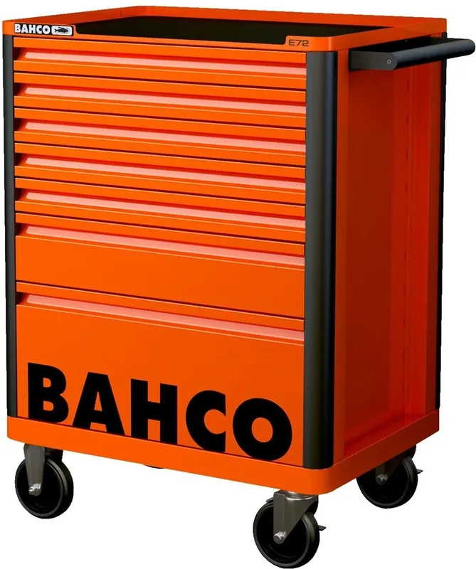 Bahco 1472K7 Chariot à outils Orange 7 Tiroirs