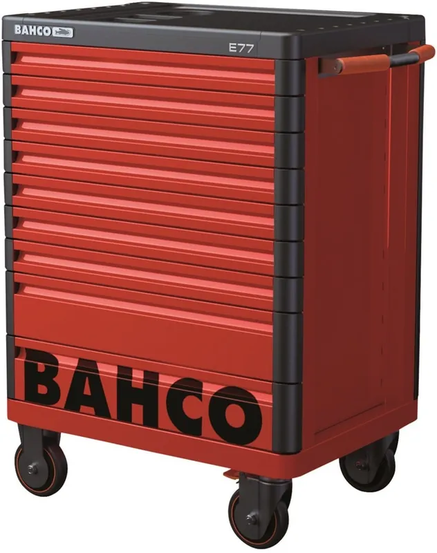 Bahco 1477K9RED Chariot à outils 9 tiroirs Rouge