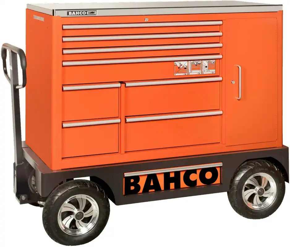 Bahco 1475KXXL8CWTSS Chariot à outils ‘classic‘ C75 53" avec 8 tiroirs, armoire de rangement