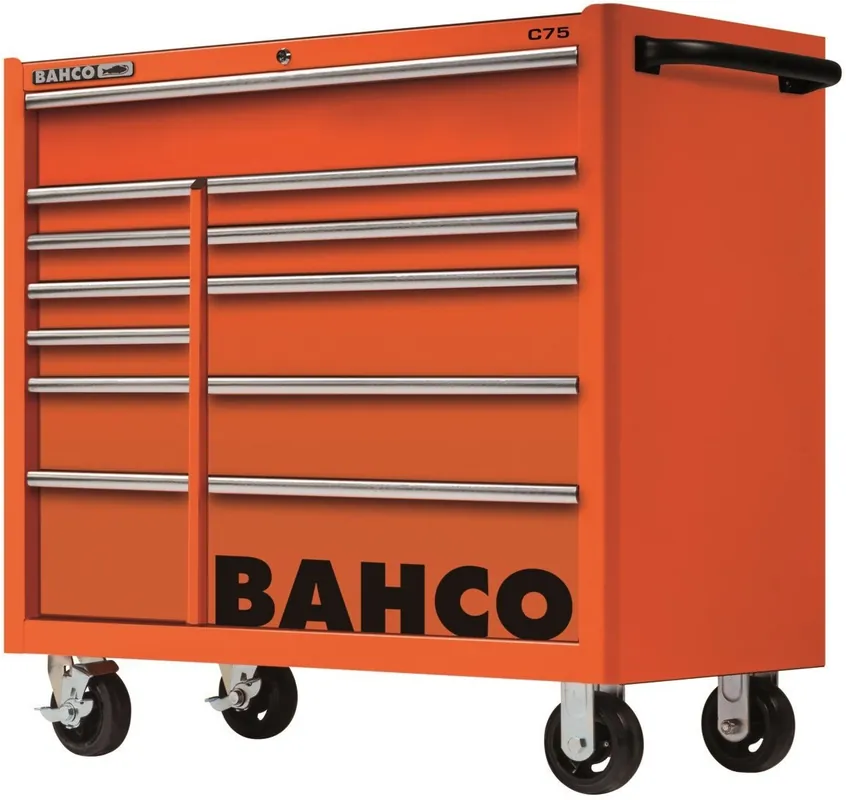 Bahco 1475KXL12 Chariot à outils ‘classic‘ C75 40" avec 12 tiroirs Orange