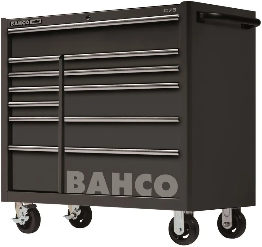 Bahco 1475KXL12BLACK Chariot à outils ‘classic‘ C75 40" avec 12 tiroirs Noir