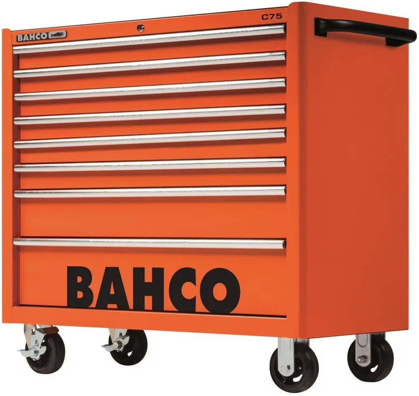 Bahco 1475KXL8 Chariot à outils ‘classic‘ C75 40" avec 8 tiroirs Orange