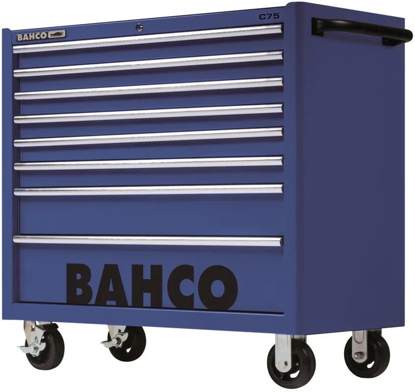 Bahco 1475KXL8BLUE Chariot à outils ‘classic‘ C75 40" avec 8 tiroirs Bleu