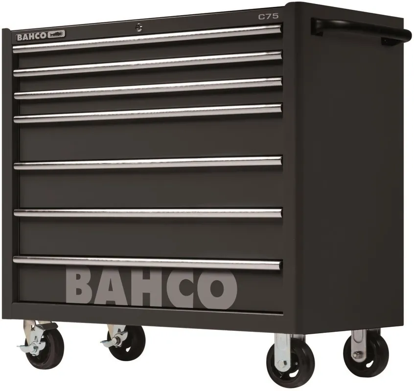 Bahco 1475KXL7BLACK Chariot à outils ‘classic‘ C75 40" avec 7 tiroirs Noir