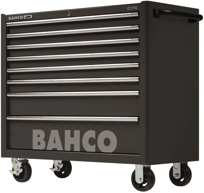 Bahco 1475KXL8BLACK Chariot à outils ‘classic‘ C75 40 avec 8 tiroirs Noir