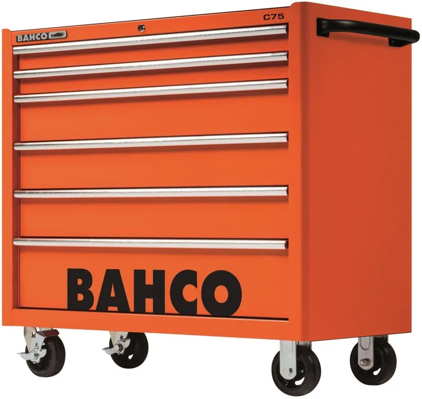 Bahco 1475KXL6 Chariots à outils ‘classic‘ C75 40" avec 6 tiroirs Orange