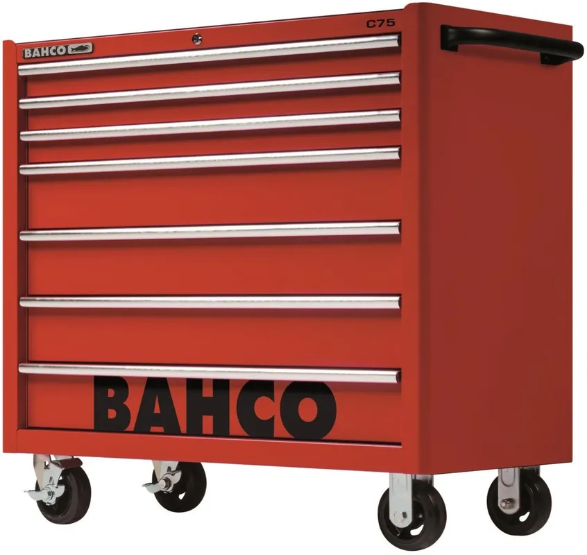 Bahco 1475KXL7RED Chariots à outils ‘classic‘ C75 40" avec 7 tiroirs Rouge
