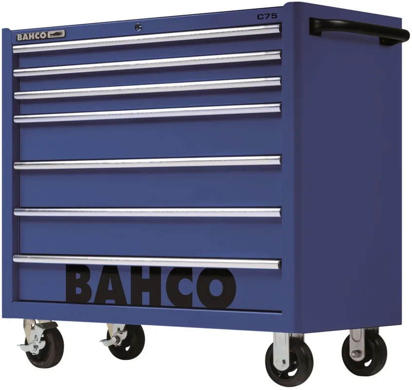 Bahco 1475KXL7BLUE Chariots à outils ‘classic‘ C75 40" avec 7 tiroirs Bleu