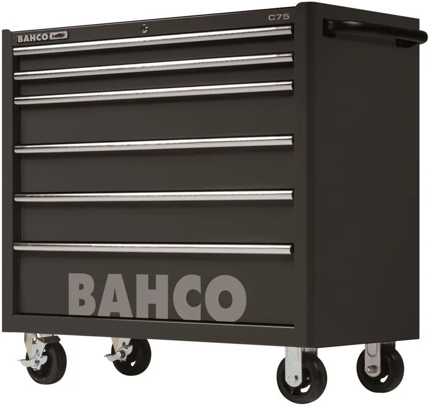 Bahco 1475KXL6BLACK Chariot à outils ‘classic‘ C75 40" avec 6 tiroirs Noir