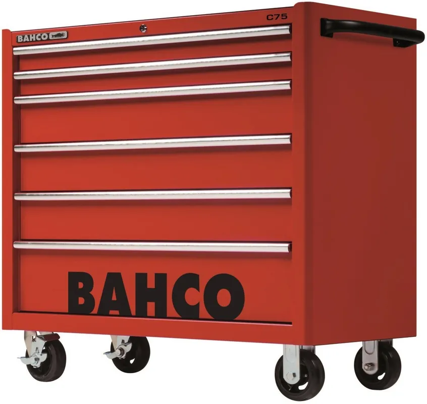 Bahco 1475KXL6RED Chariots à outils ‘classic‘ C75 40" avec 6 tiroirs Rouge