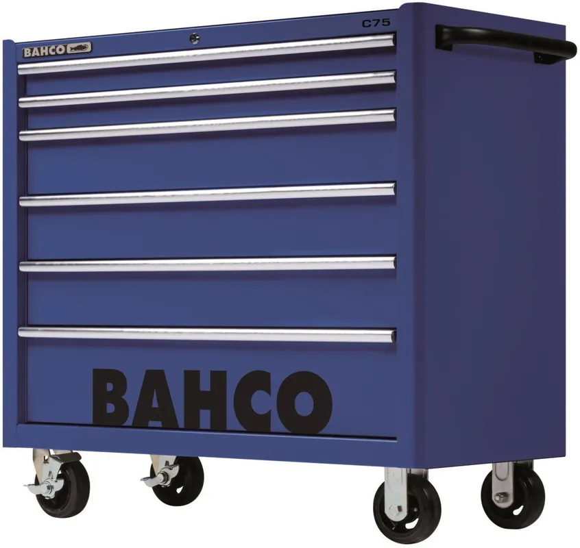 Bahco 1475KXL6BLUE Chariots à outils ‘classic‘ C75 40" avec 6 tiroirs Bleu