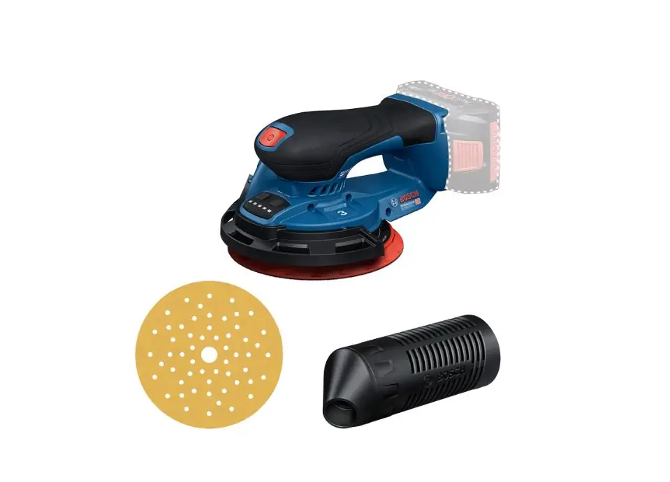 Bosch Bleu 0601372904 GEX 18V-150-3 Ponceuse excentrique professionnelle sans fil 18V sans batteries ni chargeur