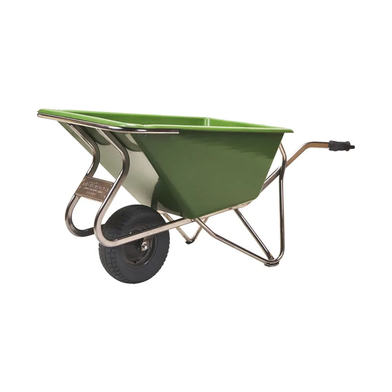 Matador 14577 Brouette Noka 160 avec pneu anti-crevaison extra large et bac en polypropylène 160ltr