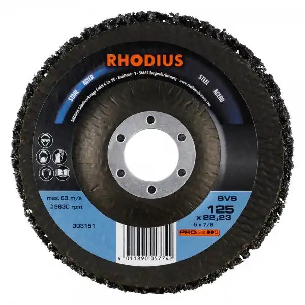 Rhodius 303151 SVS Tissu de nettoyage Ø 125x22,23 mm