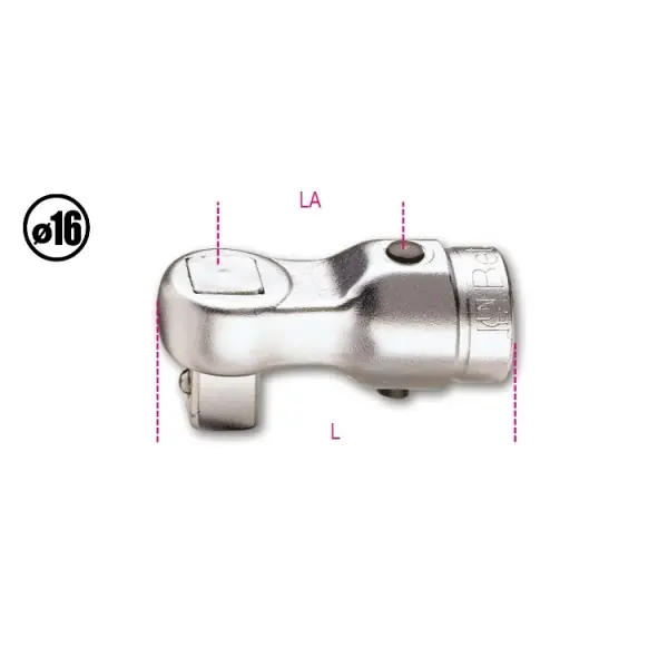 Beta 006190000 619-Carré solide à emboîter 1/2"
