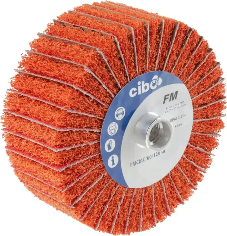 Cibo FMCMC/60/120110 Roue abrasive FM combi Ø120x110xM14 no.60 - ceram. - orange