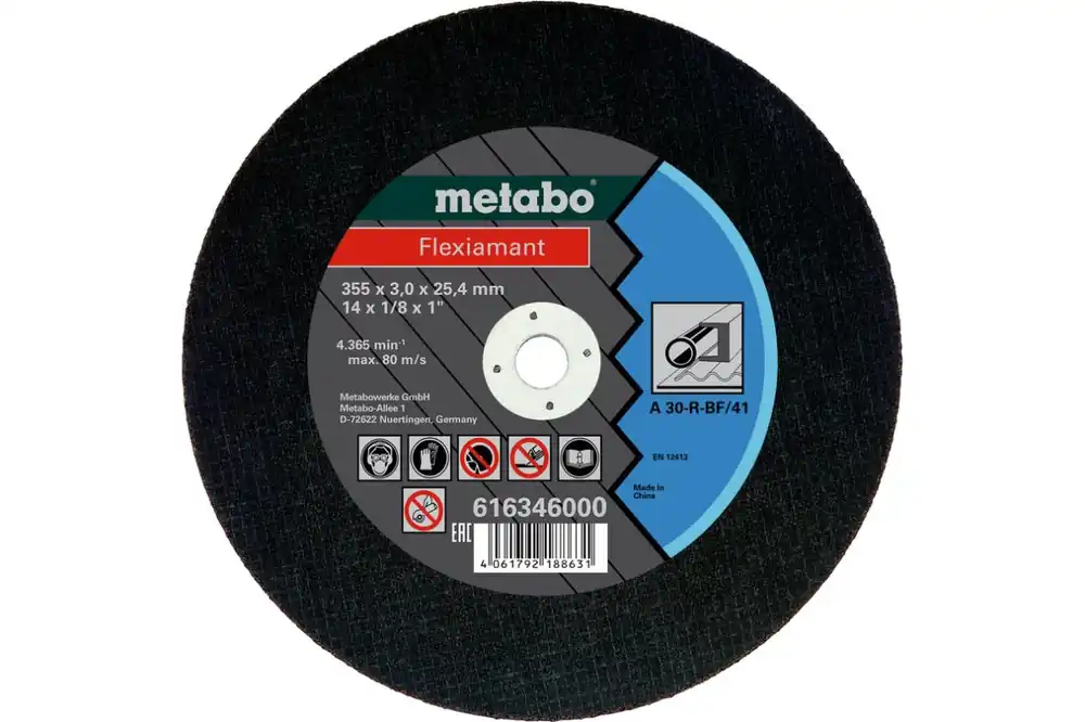 Metabo Accessoires 616346000 Flexiamant 355x3.0x25.4 acier, TF 41