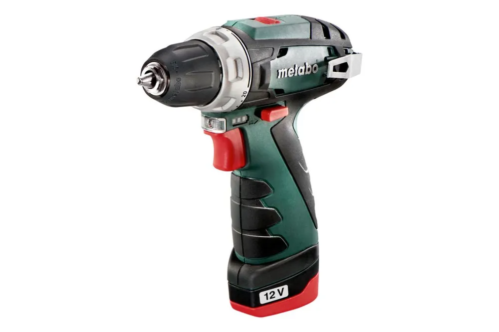 Metabo 600984000 PowerMaxx BS Basic perceuse-visseuse sans fil 12V 2x2Ah en boîte