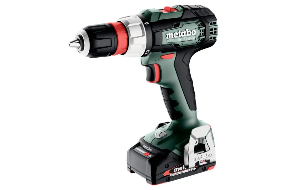 Metabo 614052500 BS 18 L Perceuse-visseuse sans fil 18V 2x2Ah dans la metaBOX 145