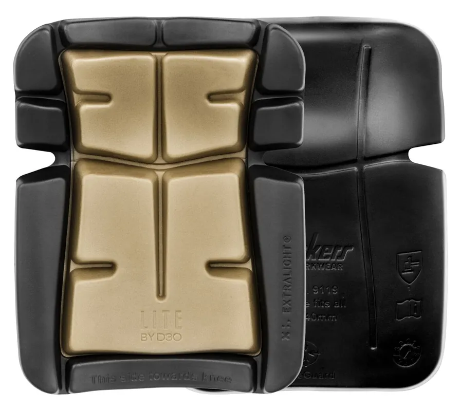 Snickers Workwear 91190414000 D3O Lite™ Floor Layers Genouillères Taille Unique Noir - Sable, (0414)