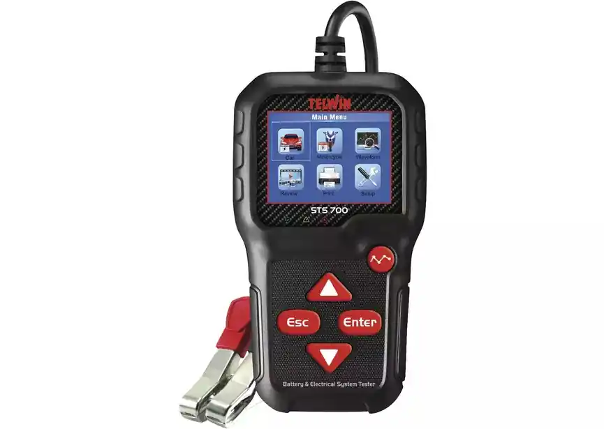 Telwin 830804243 STS700 Testeur de batterie professionnel avec écran LCD