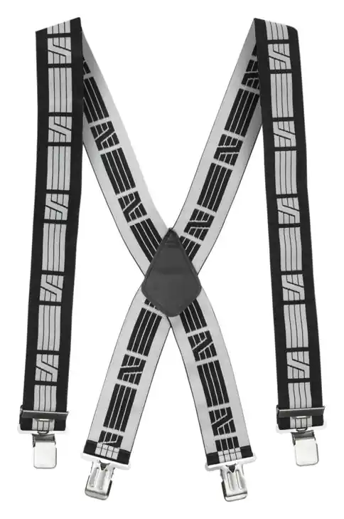 Snickers Workwear 90500418000 Bretelles élastiques Taille unique Noir - Gris (0418)