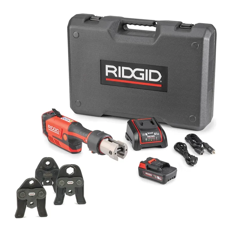 Ridgid 67233 RP351-B Standard 12 - 108 mm set de base Pince de presse 18V 2.5Ah Li-Ion + bec V 15-18-22