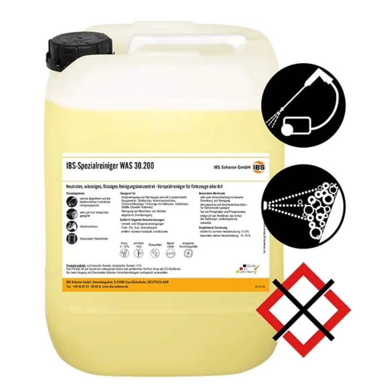 IBS Scherer 2050500 Nettoyant spécial WAS 30.200, jerrycan de 20 litres