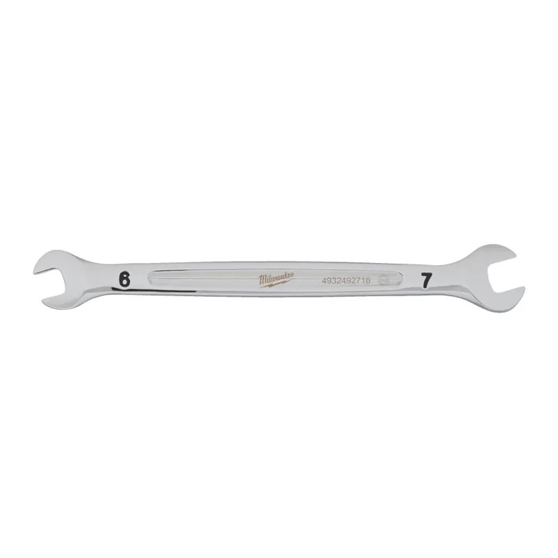 Milwaukee Accessoires 4932492716 Clés doubles ouvertes 6x7 mm