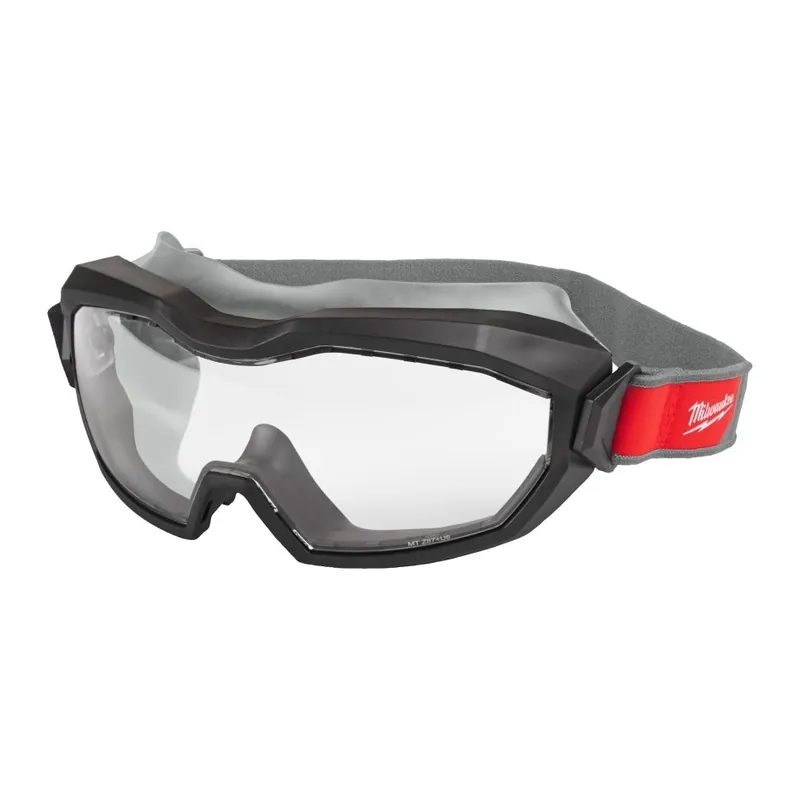 Milwaukee Accessoires 4932493437 Lunettes à large champ de vision Non ventilées Teintées Transparentes
