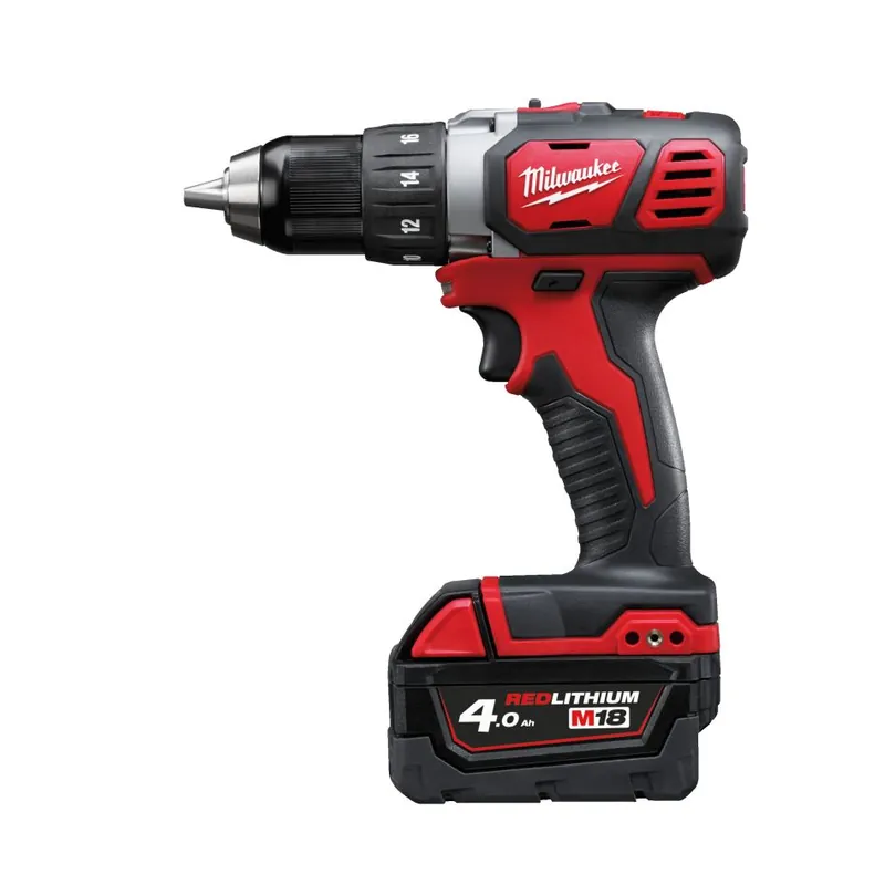 Milwaukee 4933446198 M18 BDD-402X Perceuse électrique 18 V 2x 4.0 Ah en boîte HD