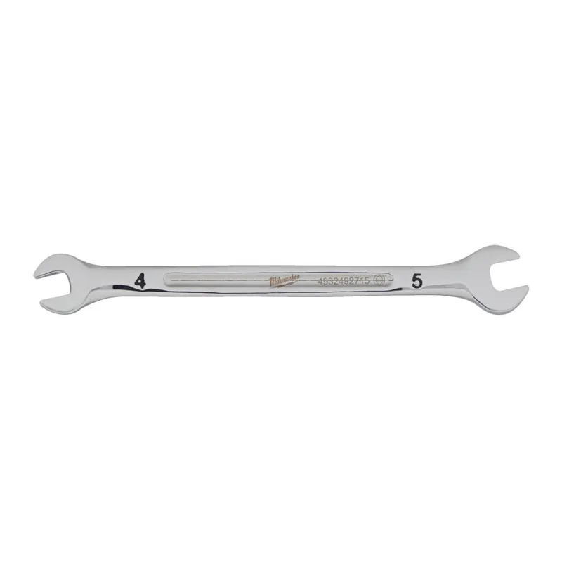Milwaukee Accessoires 4932492715 Clés doubles ouvertes 4x5 mm