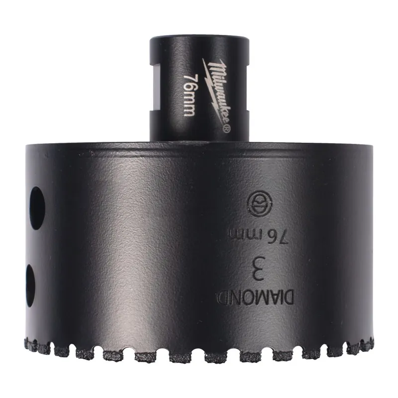 Milwaukee Accessoires 4932498363 M14 Mèche diamantée pour tuiles 76 mm